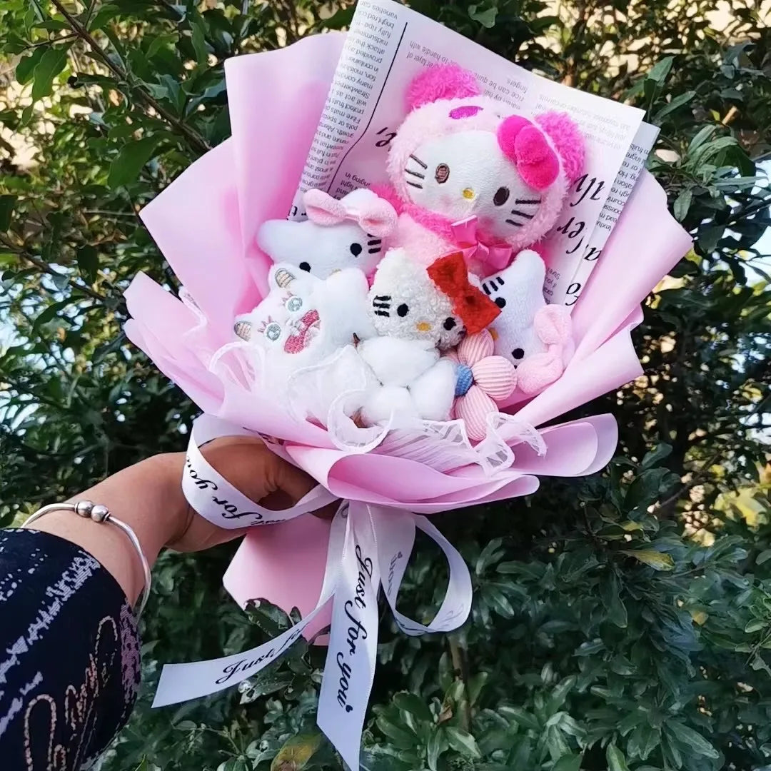 Sanrio Plush Flowers Bouquet Kuromi Plushie