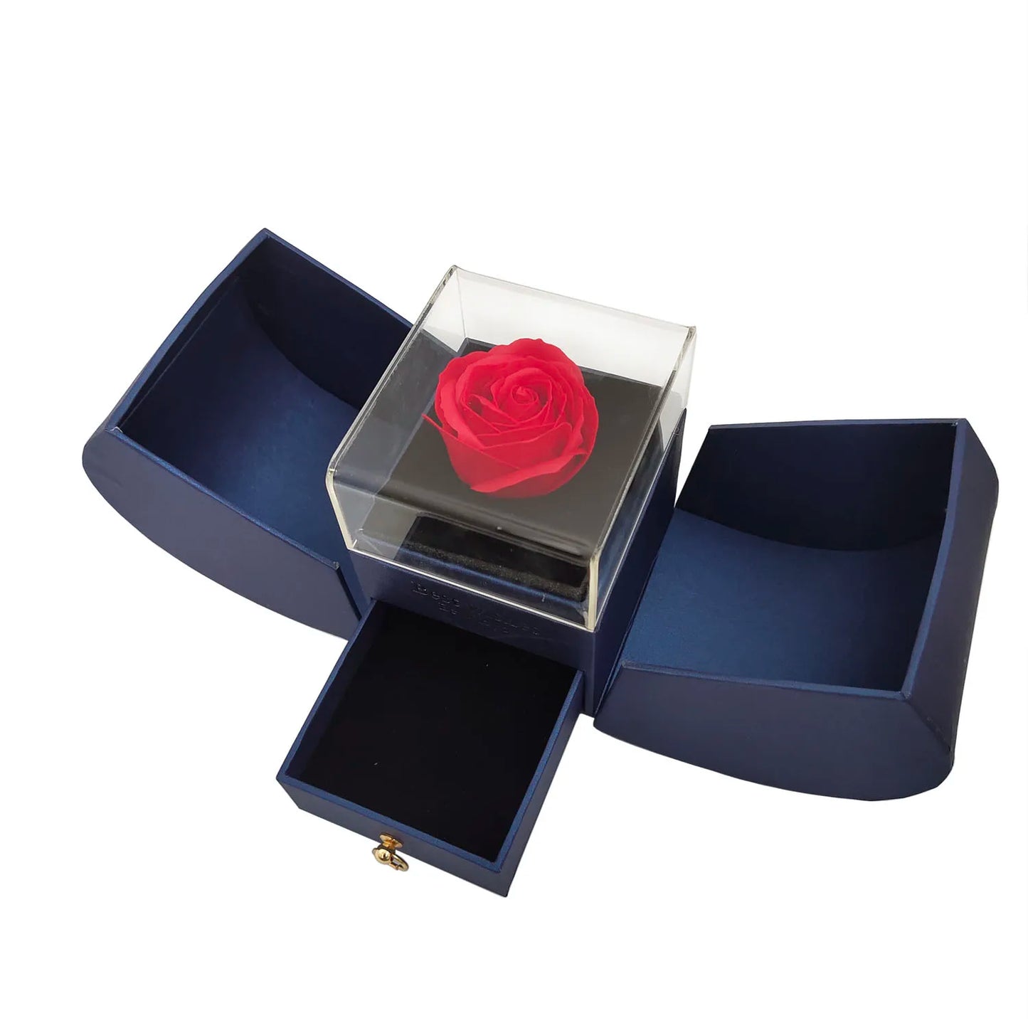 Gift Box with Necklace 100 Languages Love You Eternal Roses