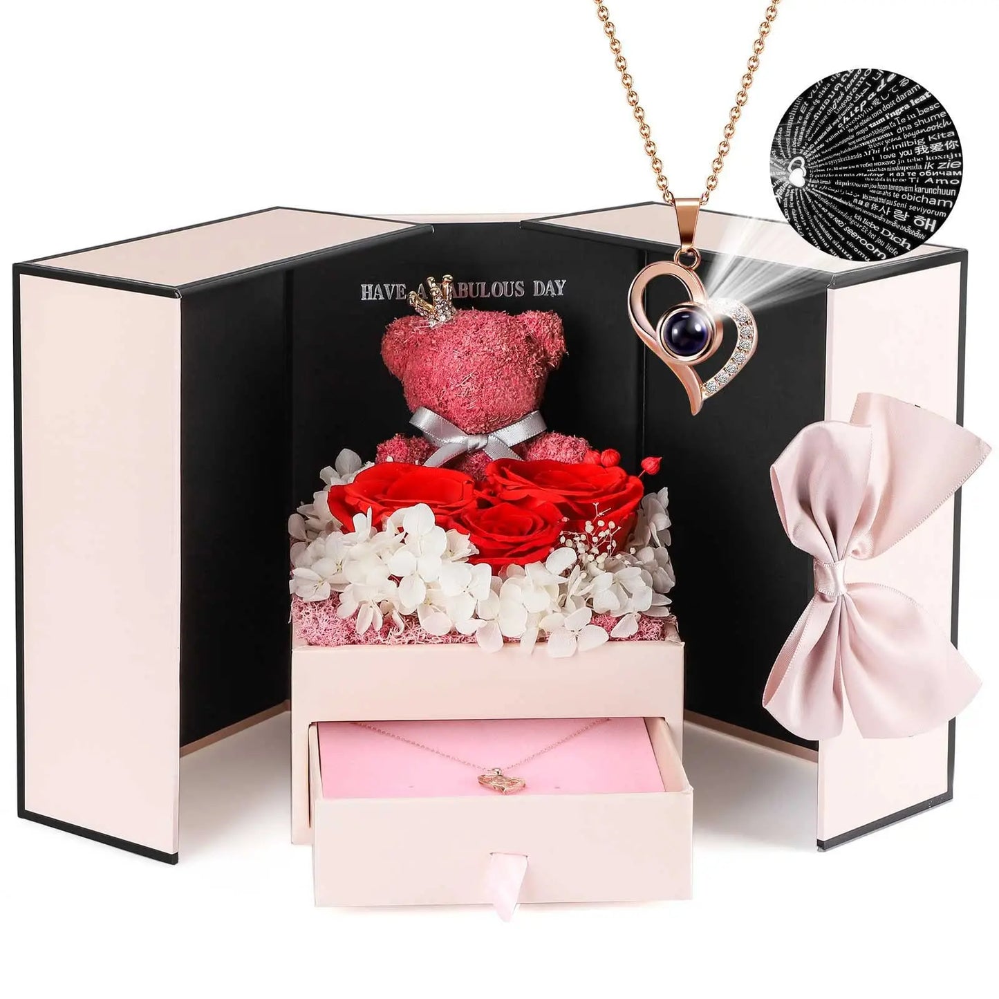 Bear Box with Necklace Projection