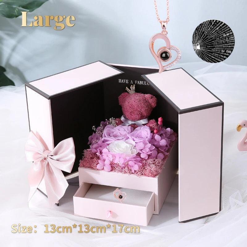 Bear Box with Necklace Projection