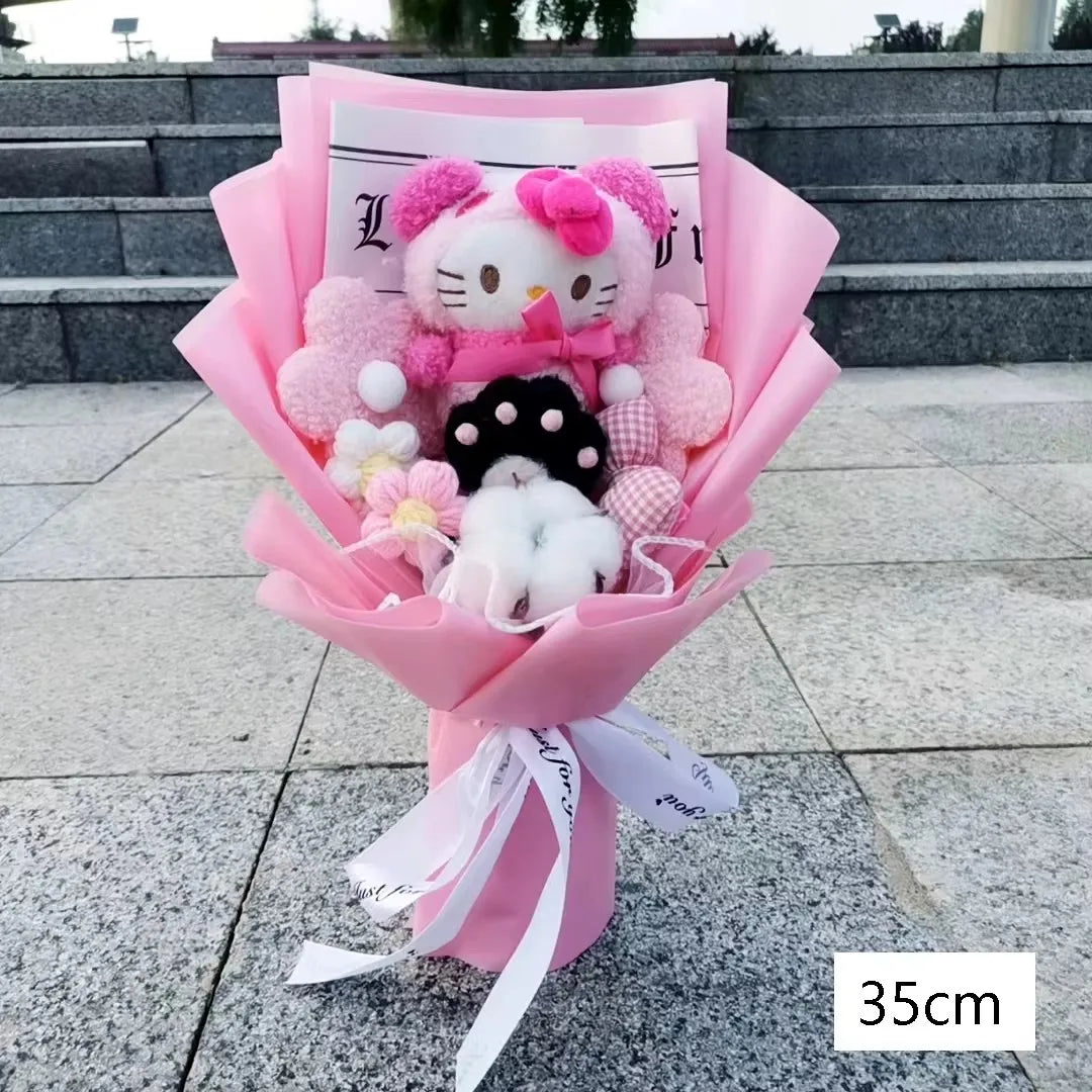 Sanrio Plush Flowers Bouquet Kuromi Plushie