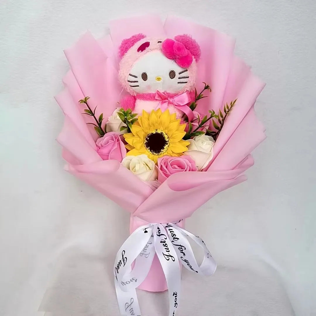 Sanrio Plush Flowers Bouquet Kuromi Plushie