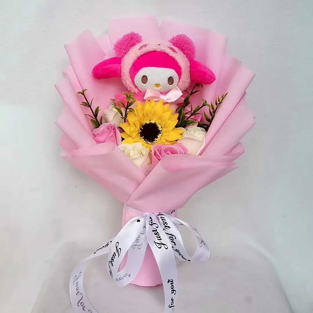 Sanrio Plush Flowers Bouquet Kuromi Plushie