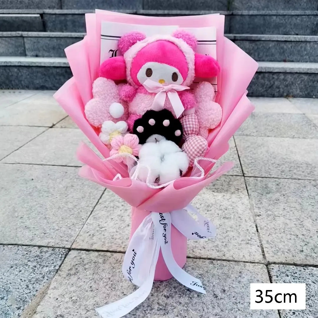 Sanrio Plush Flowers Bouquet Kuromi Plushie