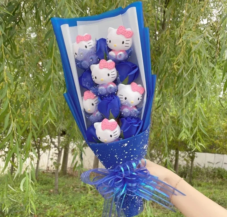 Cartoon Hello kitty Plush Bouquet