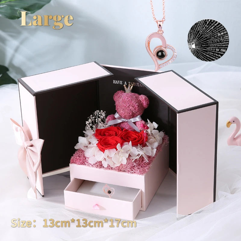 Bear Box with Necklace Projection