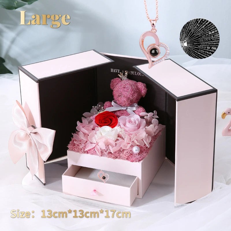 Bear Box with Necklace Projection